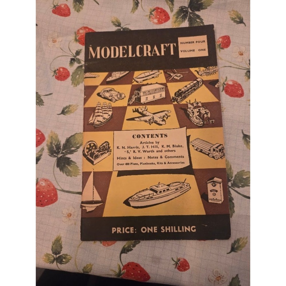 Modelcraft Magazine Volume 1 Number 4 December 1947 Vintage Model Making Book